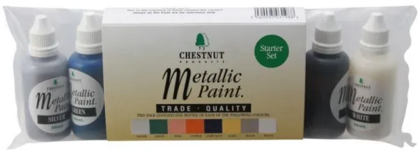 Chestnut Acrylfarbe Metallische Farben Starterset