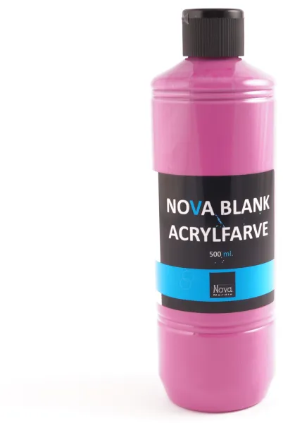 Nova Acrylfarbe Glänzend 500 ml. Rosa