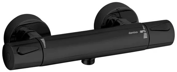Damixa Silhouet Duschmischer, matt schwarz