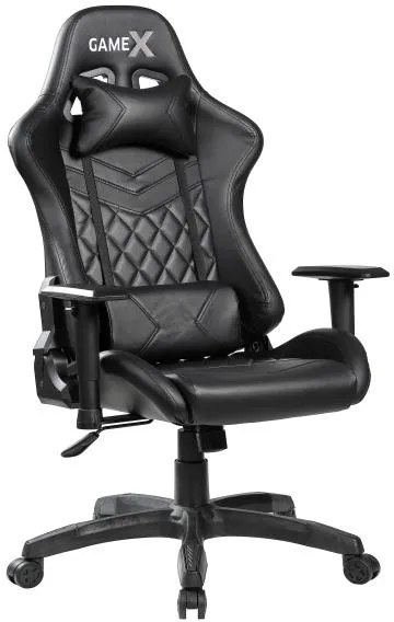 GameX GameX Lopez Kunstleder schwarz 70x65x134cm