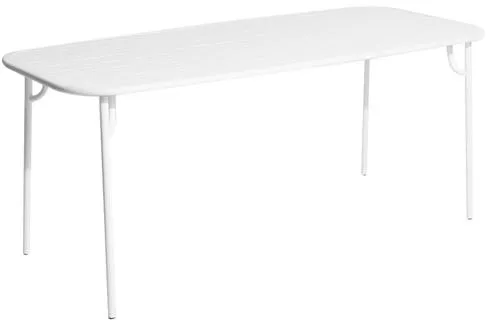 Petite Friture WEEK-END Rechteckiger Weißer Tisch