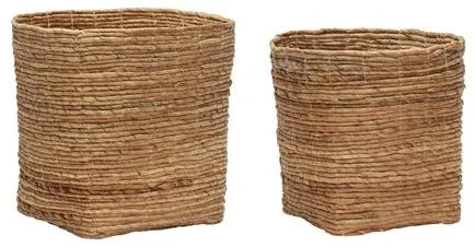 Hübsch Gentle Körbe Natur Set aus 2
