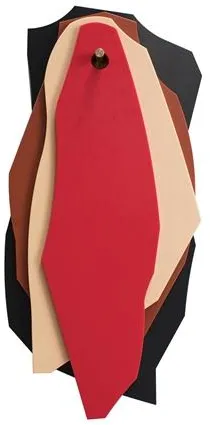 Valerie Objects Schneidebrett/Aufhängung Schwarz/Braun/Pink/Rot