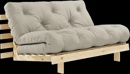 Karup Design Roots Schlafsofa m. Matratze 140x200 914 Leinen/Kiefernholz