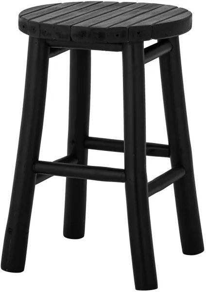 BLOOMINGVILLE Bilbo Hocker - schwarzer Bambus