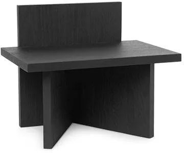 Ferm Living Oblique Stool - Black Stained Ash