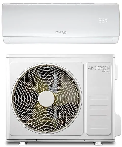 Andersen Electric AE 18000 Luft/Luft-Wärmepumpe mit WiFi, 6 kW, 5–135 m², weiß