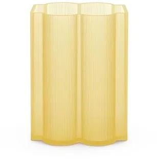 Kartell Okra Vase Niedrig Gelb
